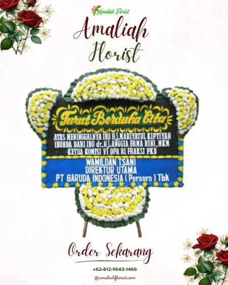 Papan Bunga Duka Pandan Sari