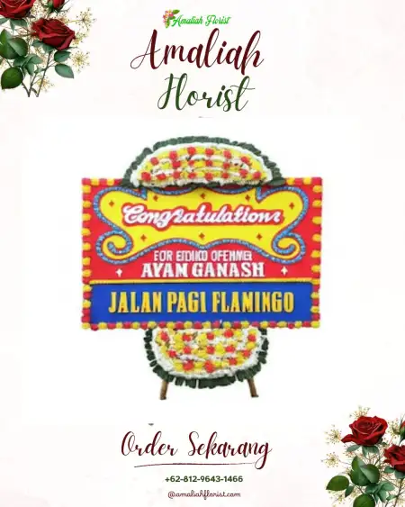 Sewa Papan Bunga Pandan Sari